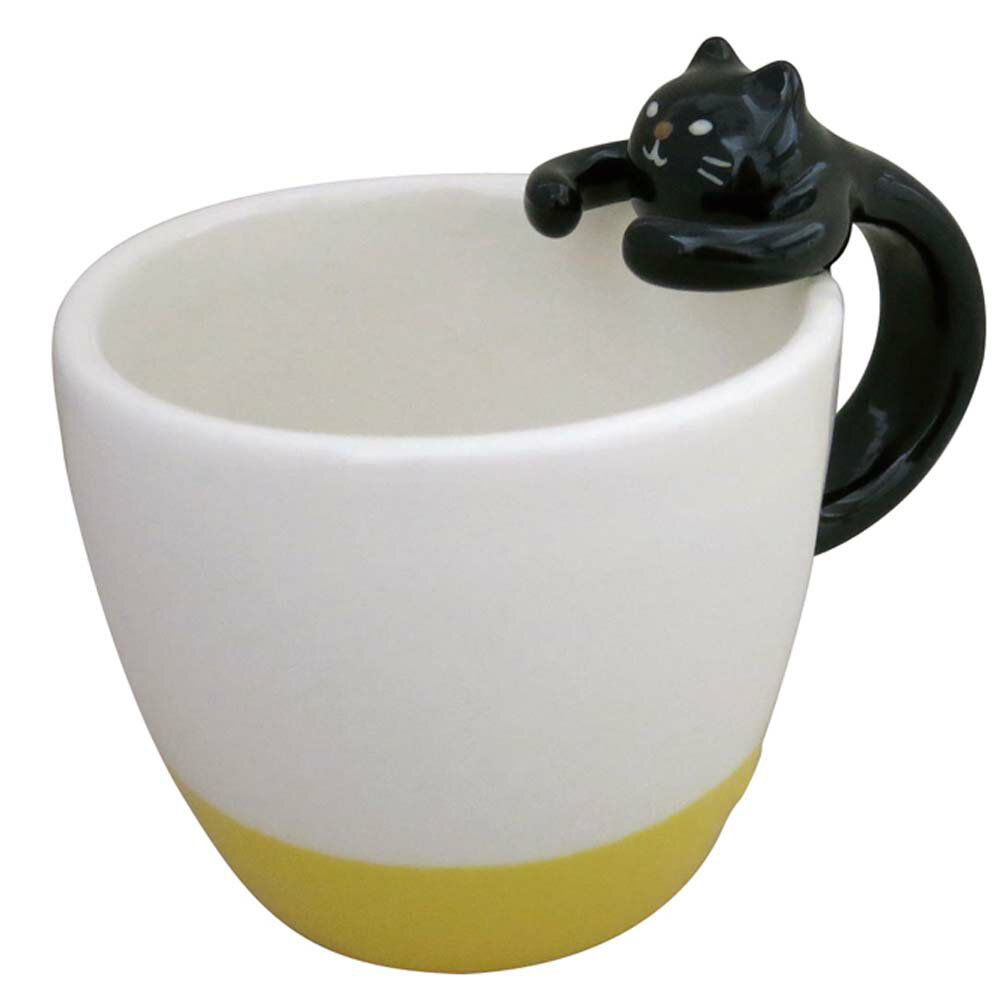 Rakuten - DECOLE ぎゅっとマグよじのぼった猫たちが スプーンを持ってお役立ち くろ 743556カラーボックス無