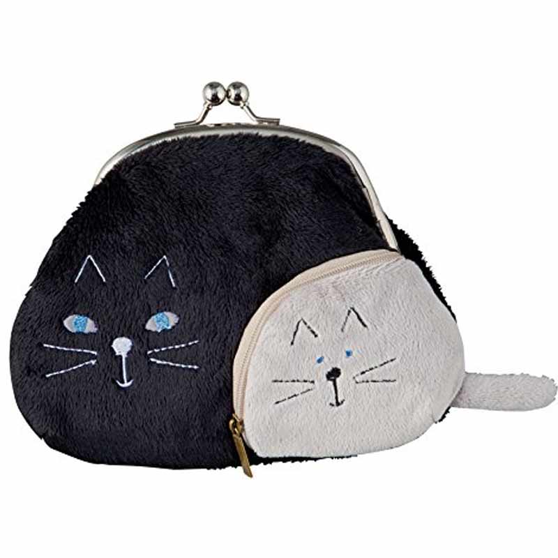 【ゆうメール便送料無料代引き日時指定不可】DECOLE デコレ　 コチャックがまポーチ ねこ