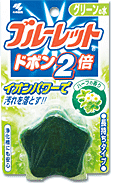 小林製薬　ブルーレットドボン2倍ハーブの香りグリーンの水【120g】