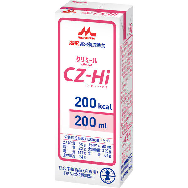 株式会社クリニコ　森永　高栄養流動食　クリミール(Climeal)CZ-Hi(シーゼットハイ)　200kcal/200ml×30個入［品番：630506］【総合栄養食品(病者用)たんぱく質調整】＜流動食シリーズ＞