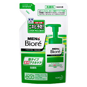 花王株式会社　メンズビオレ　泡タイプ洗顔　薬用アクネケア洗顔［つめかえ用］130ml【医薬部外品】＜男性向け洗顔料＞(この商品は注文後のキャンセルができません) 1