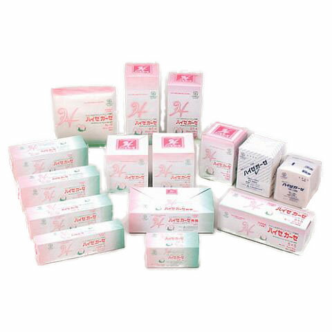 021-436531-00川本産業株式会社　ハイゼガーゼVP　25cm×25cm　4ツ折　1袋×150枚入×6個セット（発送まで..