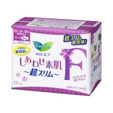 花王株式会社 F系列 (ロリエ エフ) しあわせ素肌 超薄型 白天特別多量用 有護翼 生理用衛生巾衛生棉 25cm （17個入） 【該商品不可退貨】