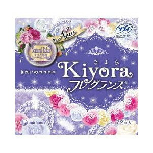 ユニチャーム株式会社ソフィ Kiyora フレグランス ナチュラルリラックス (72枚入)【この商品は注文後のキャンセルはできません】