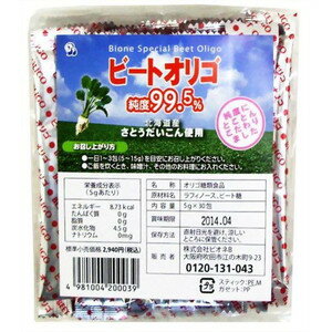 ビオネ ビートオリゴ お徳用 顆粒タイプ 300gは、北海道砂糖大根100%天然抽出、99.5%の高純度!固形成分中のラフィノース(ビートオリゴ糖)を約99.5%含んでいます。結晶中の水分約15%を顆粒にする工程で10%以下まで除去しました。耐酸、加熱安定性(140度まで)に優れているので、ご飯を炊く時に(2-3合目安に1本)入れたり、お味噌汁、コーヒー、紅茶などお好みでお使い頂ける事が出来ます。ラフィノース(ビートオリゴ糖)とは天然に存在するオリゴ糖の一種です。主にビート（甜菜）から抽出・精製されるため、ビートオリゴ糖とも呼ばれています。砂糖と比較すると、甘味は1/5、カロリーは1/2程度です。オリゴ糖として腸内の善玉菌を助ける働きがあります。オリゴ糖とは糖質のひとつで、単糖が2個ないし数個結合した少糖類のことをいいます。オリゴ糖はビフィズス菌などの有用菌の栄養源となります。(お召し上がり方) ●1日小さじ2-6杯(5-15g)を目安にお召し上がりください。●ご飯を炊くとき、味噌汁、その他の料理にお入れください。広告文責：株式会社ドラッグピュア神戸市北区鈴蘭台北町1丁目1-11-103TEL:0120-093-849製造販売:株式会社ビオネ大阪府吹田市江の木町9-23TEL:0120-131-043