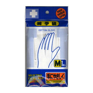 日進医療器株式会社 リーダー綿手袋Mサイズ1双入×30個セット