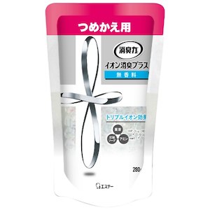 Rakuten - エステー株式会社エステー 消臭力クリアビーズ イオン消臭プラス つめかえ 無香料 280g