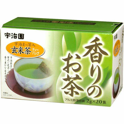 宇治園宇治園 香りの抹茶入玄米茶ティーバック 20パック×20セット