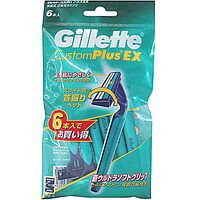 P&Gジレット カスタムプラスEX 首振式2枚刃 6本入 P&Gジレット カスタムプラスEX 首振式2枚刃 6本入