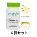 ◆ アクアヴィータ DHA EPA300 30粒(約30日分)6本セット / オメガ3脂肪酸 DHA EPA 必須脂肪酸 サプリ 生活習慣 /送料無料