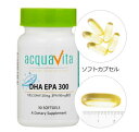 ◆ アクアヴィータ DHA EPA300 30粒(約30日分)1本 / オメガ3脂肪酸 DHA EPA 必須脂肪酸 サプリ 生活習慣 /送料無料