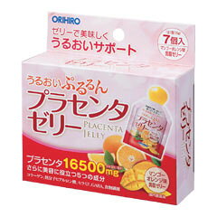 ★【オリヒロ】プラセンタゼリー新パウチ(15g×7個)★※メーカー直送品：代引き不可 02P10Apr13