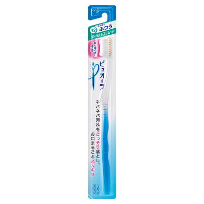 Rakuten - 【メール便で送料無料 ※定形外発送の場合あり】花王　ピュオーラ　ハブラシ　コンパクトスリムふつう（1本入り）(色は選べません)【この商品はご注文後のキャンセルが出来ません】