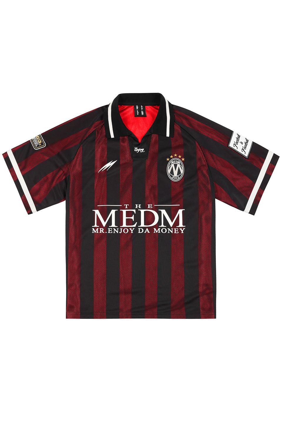 yM.E.D.M zStriped stitching football uniforms Xg[g t@bV qbvzbv _X 傫TCY  gh Y fB[X