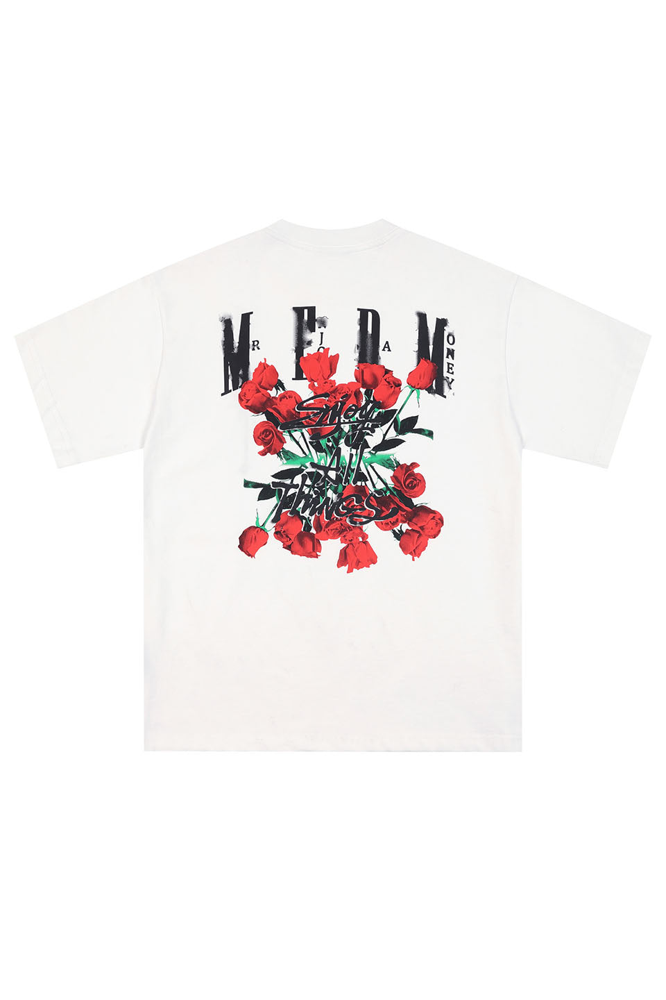 【M.E.D.M 公式】Rose Printed Short Sleeve 