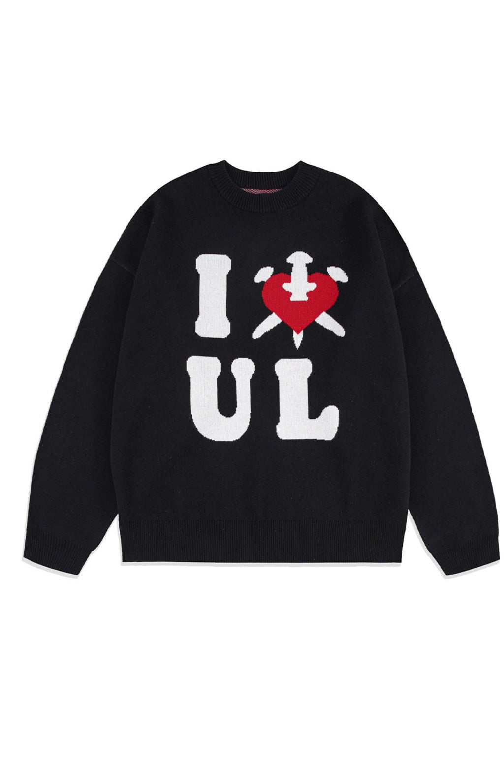 y40%OFF Unknown LondonzI Luv U L Jacquard Knit Xg[g t@bV qbvzbv _X 傫TCY  gh Y fB[X