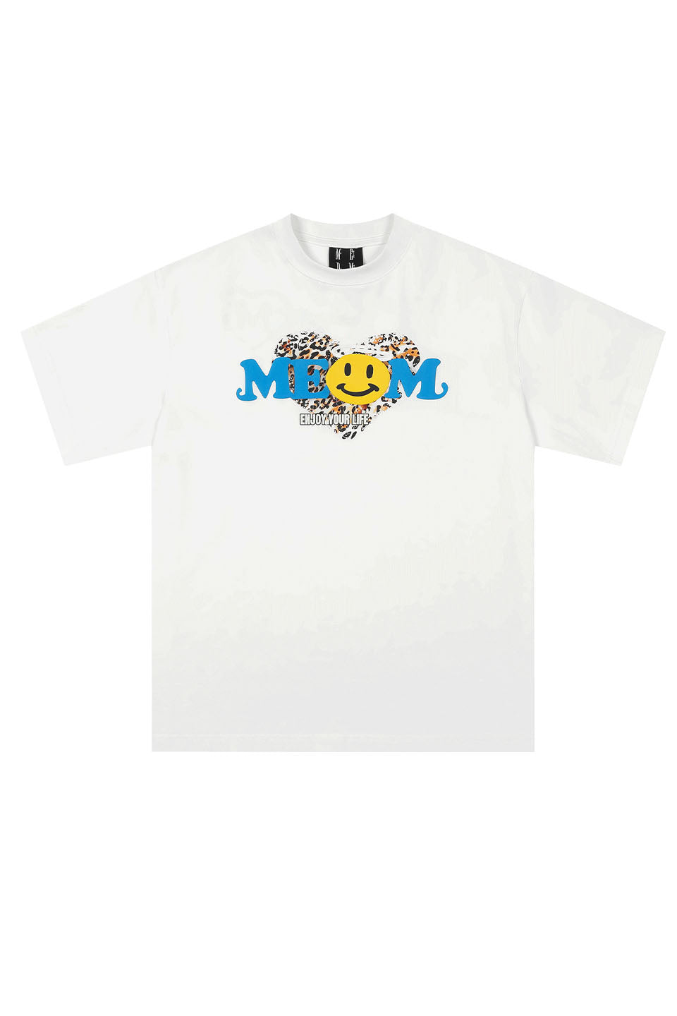 yM.E.D.MzLeopard With Smiling Face Foam Short Sleeves Xg[g t@bV qbvzbv _X 傫TCY  gh Y fB[X