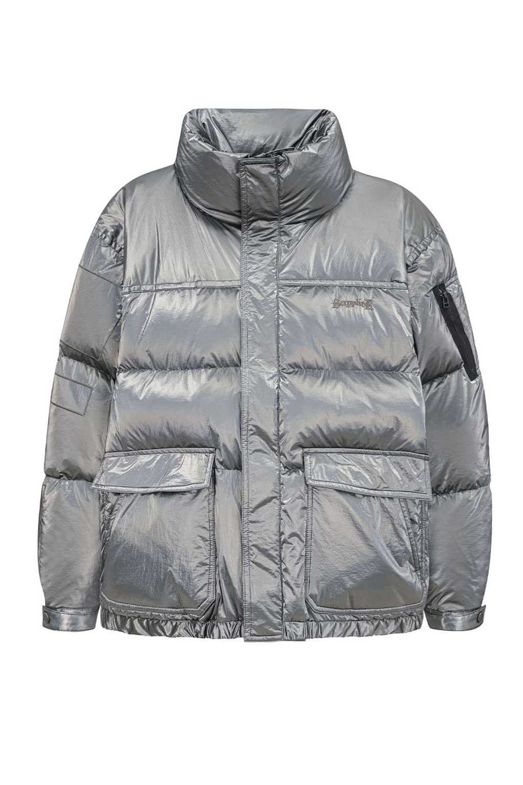 ySUPPLIER zMetallic Puffer Xg[g t@bV qbvzbv _X 傫TCY  gh Y fB[X