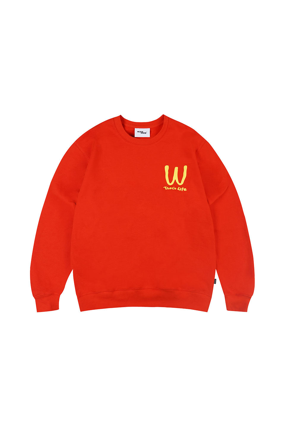 yWHOOSIS zSpoofing Slogan Round Neck Sweater Xg[g t@bV qbvzbv _X 傫TCY  gh Y fB[X