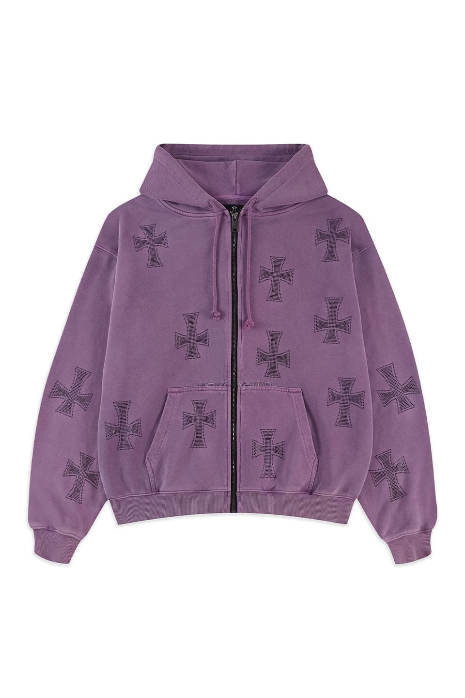 yUnknown London zWashed Purple Black Rhinestone Hoodie Xg[g t@bV qbvzbv _X 傫TCY  gh Y fB[X