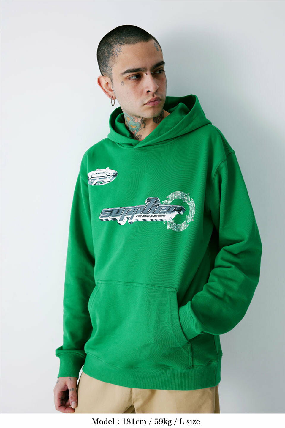 y50%OFF SUPPLIER zMetal Cycle Logo Hoodie Xg[g t@bV qbvzbv _X 傫TCY  gh Y fB[X