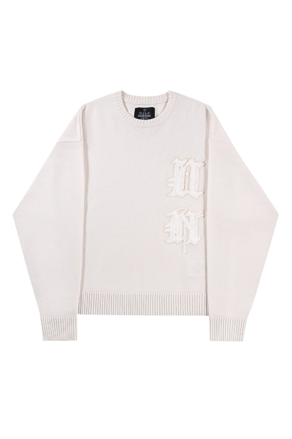 Signature Knit Crew ストリート ファッション ヒップホップ ダンス 大きいサイズ ゆったり トレンド メンズ レディース