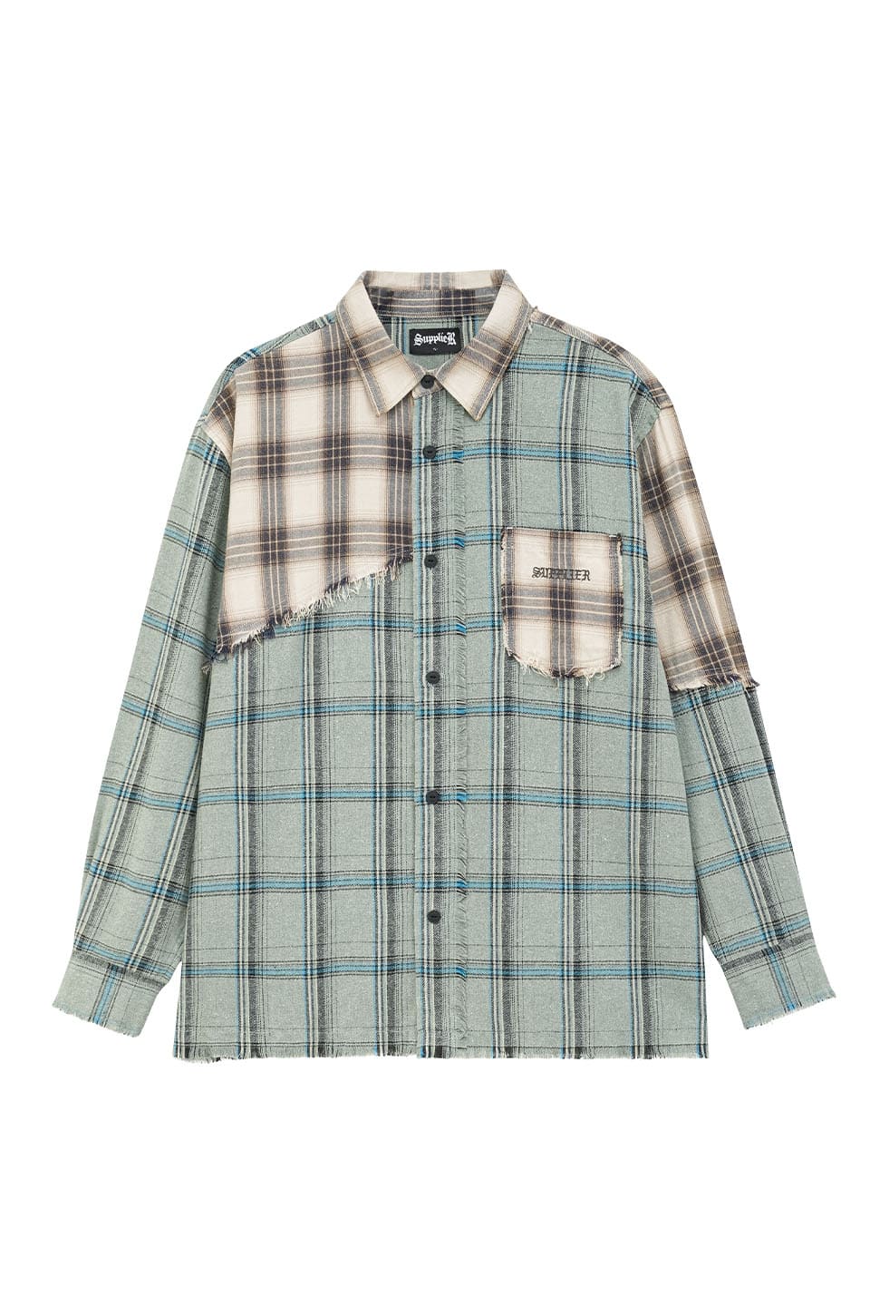 ySUPPLIER zSwitching Vintage Check Shirt Xg[g t@bV qbvzbv _X 傫TCY  gh Y fB[X