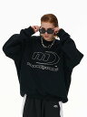 楽天SUPPLIER【MODITEC公式】M Embroidery Logo Sweater ストリート ファッション ヒップホップ ダンス 大きいサイズ ゆったり トレンド メンズ レディース