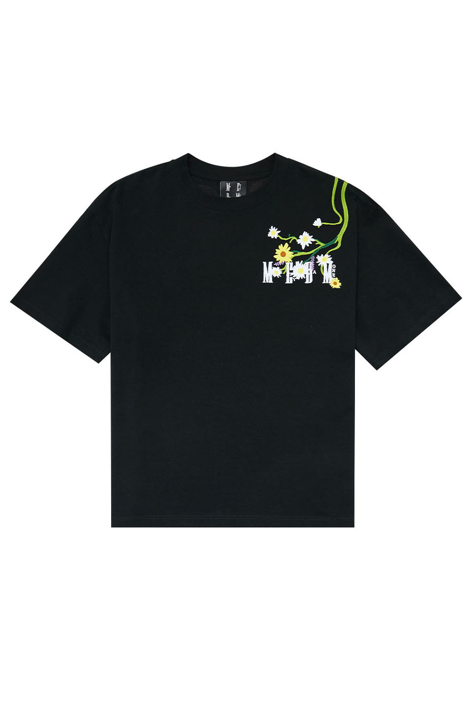 yM.E.D.M zLittle Chrysanthemum Embroidery Short Sleeves Xg[g t@bV qbvzbv _X 傫TCY  gh Y fB[X