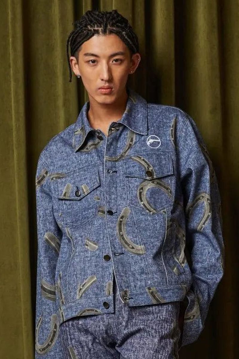 y80%OFF SALUTEzDenim Handcuffs Jacket Xg[g t@bV qbvzbv _X 傫TCY  gh Y fB[X