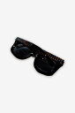 Multi Rhinestone Sunglasses (Black Lens) ストリート ファッション ヒップホップ ダンス 大きいサイズ ゆったり トレンド メンズ レディース