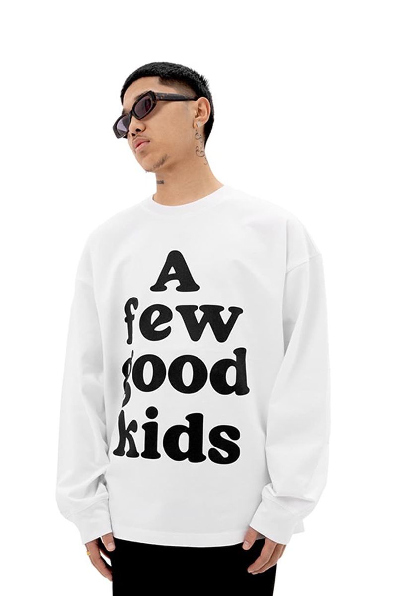 楽天SUPPLIER【A FEW GOOD KIDS公式】DRIP CIRCLE LOGO LONG SLEEVE アフューグッドキッズ AFGK ストリート ファッション ヒップホップ ダンス 大きいサイズ ゆったり トレンド メンズ レディース