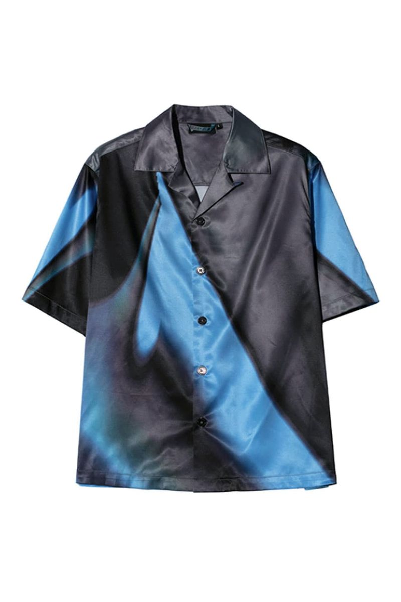 y60%OFF GUSHPSYCHICzBlue Line Shirt Xg[g t@bV qbvzbv _X 傫TCY  gh Y fB[X