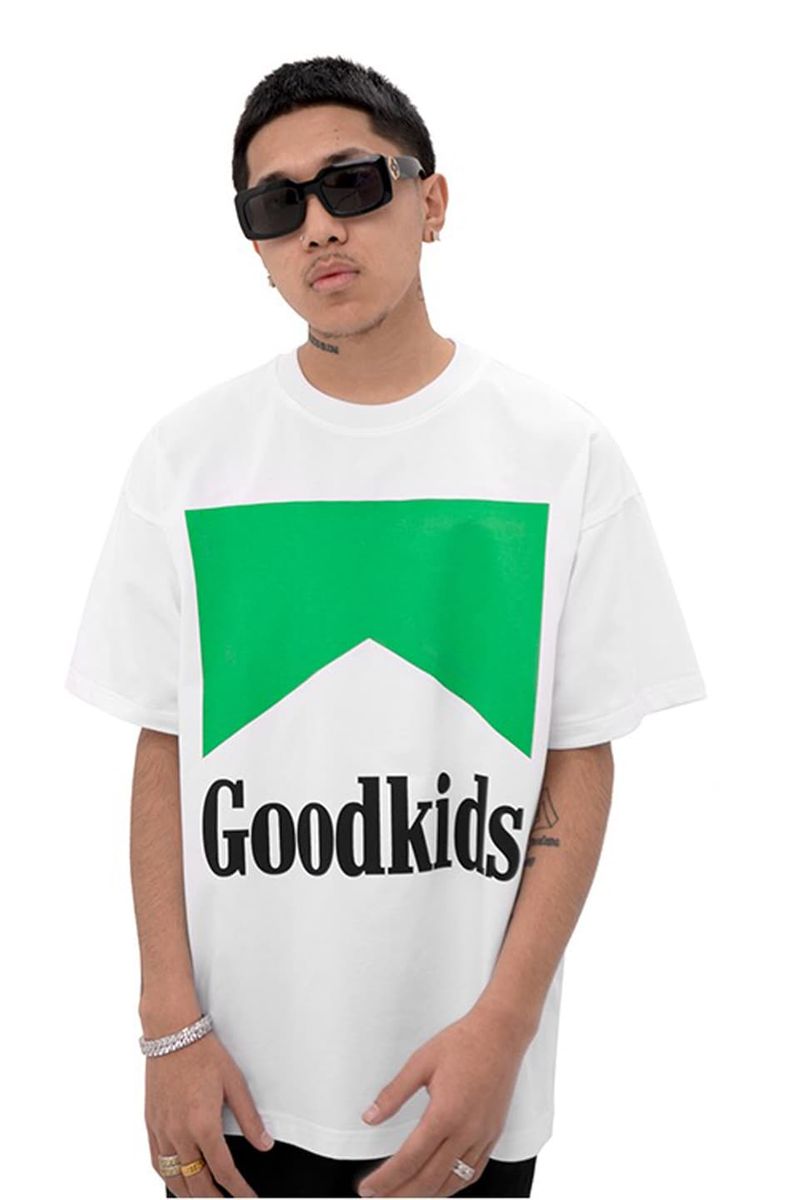 【60%OFF MEDM公式】TOBACCO TEE Tシャツ アフューグッドキッズ AFGK ストリート ファッション ヒップホップ ダンス 大きいサイズ ゆったり トレンド