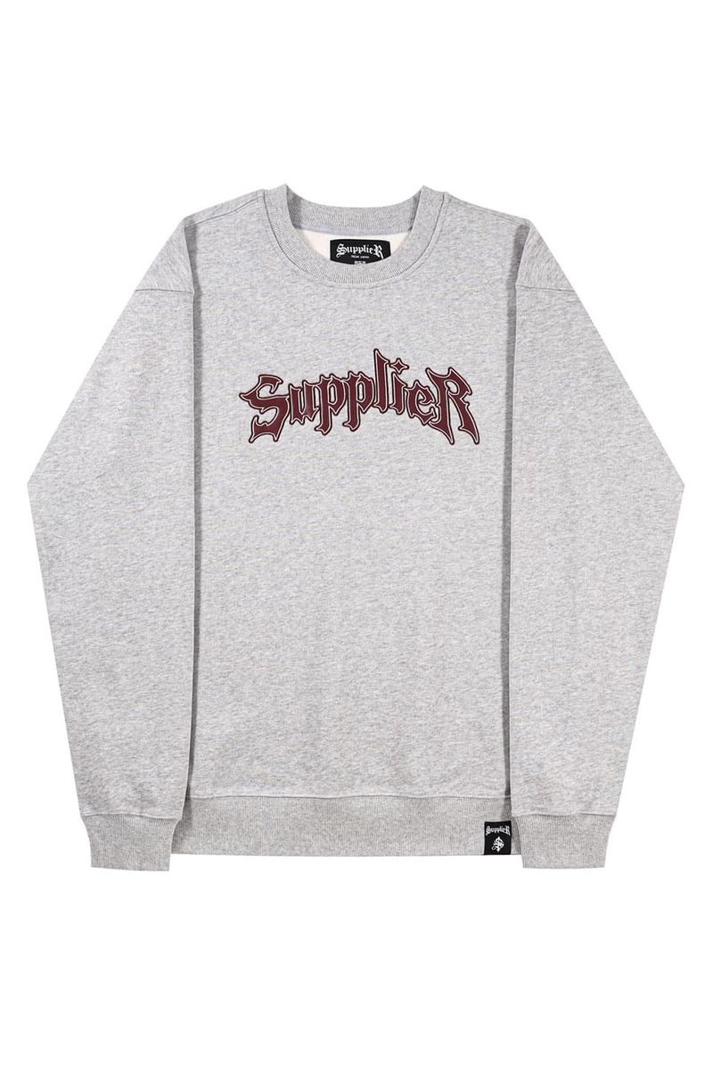 楽天SUPPLIER【50％OFF SUPPLIER 公式】IRON LOGO CREWNECK サプライヤー ストリート ファッション ヒップホップ ダンス 大きいサイズ ゆったり トレンド メンズ レディース