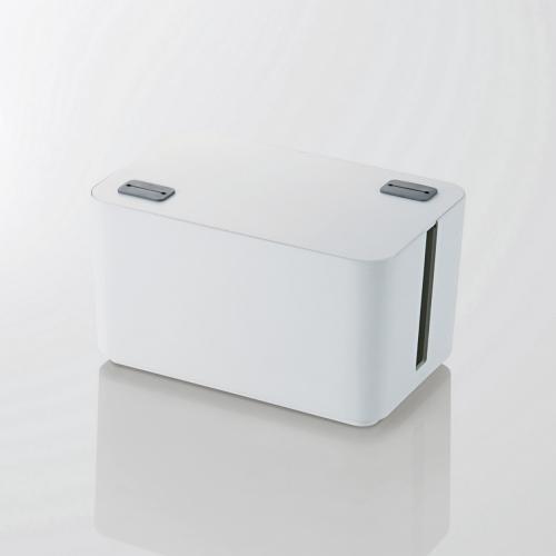 乐天商城 - エレコム EKC-BOX002WH OAタップ収納ボックス 4個口用