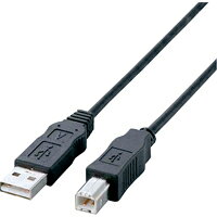 エレコム USB2-ECO10 USBケーブル(A・Bタイプ) ブラック 1m