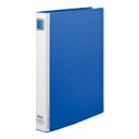 KKY EM-FUE630BX10パイプ式ファイルエコノミー片開き A4縦 青 10冊【@iimo】