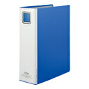 KKY EM-FUE680BX10パイプ式ファイルエコノミー片開き A4縦 青 10冊【@iimo】