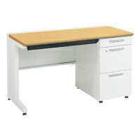 コクヨ iS 片袖デスク(D700・H720) A4タイプ W1600 [2]