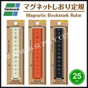 【ネコポス可能】ナカバヤシ マグネットしおり定規 L 折りたたみタイプ<25cm> DBR-L