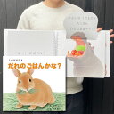 【送料無料】コクヨのえほん しかけえほん WORK×CREATEシリーズ だれのごはんかな?<大型えほん> KE-AC32-7