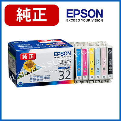 ץ EPSON  󥯥ȥå (6ѥå) IC6CL32