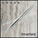 【宅配便】CROSS(クロス) ボールペン STRATFORD(ストラトフォード) クローム AT0172-1