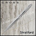 【宅配便】CROSS(クロス) ボールペン STRATFORD(ストラトフォード) サテンクローム AT0172-2