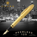 クロス 【送料無料】CROSS(クロス) 万年筆 PEERLESS 125(ピアレス125) 23金ヘビーゴールドプレート AT0706-4