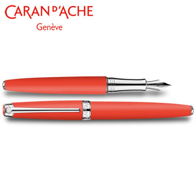 【送料無料】《7月下旬出荷予定》★限定カラー★Caran d'Ache(カランダッシュ) 万年筆 レマン マットコーラルピンク 4799-051/4799-06...