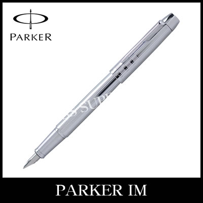 パーカーのIM PARKER(パーカー) 万年筆＜F＞ IM プレミアム シャイニークロームチーゼルCT(S1 1420 182)