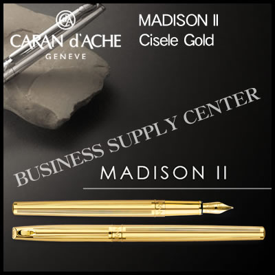 カランダッシュ 【送料無料】Caran d'Ache(カランダッシュ) 万年筆 MADISON II Cisele Gold(マディソン2 シゼレ ゴールド) 4690-282【10P21Aug17】