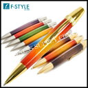 ウッドボールペン 【送料無料】F-STYLE(エフスタイル) Air Brush Wood Pen San Burst(サンバーストギター塗装) 楓/メープルウッド ボールペン TGT1610